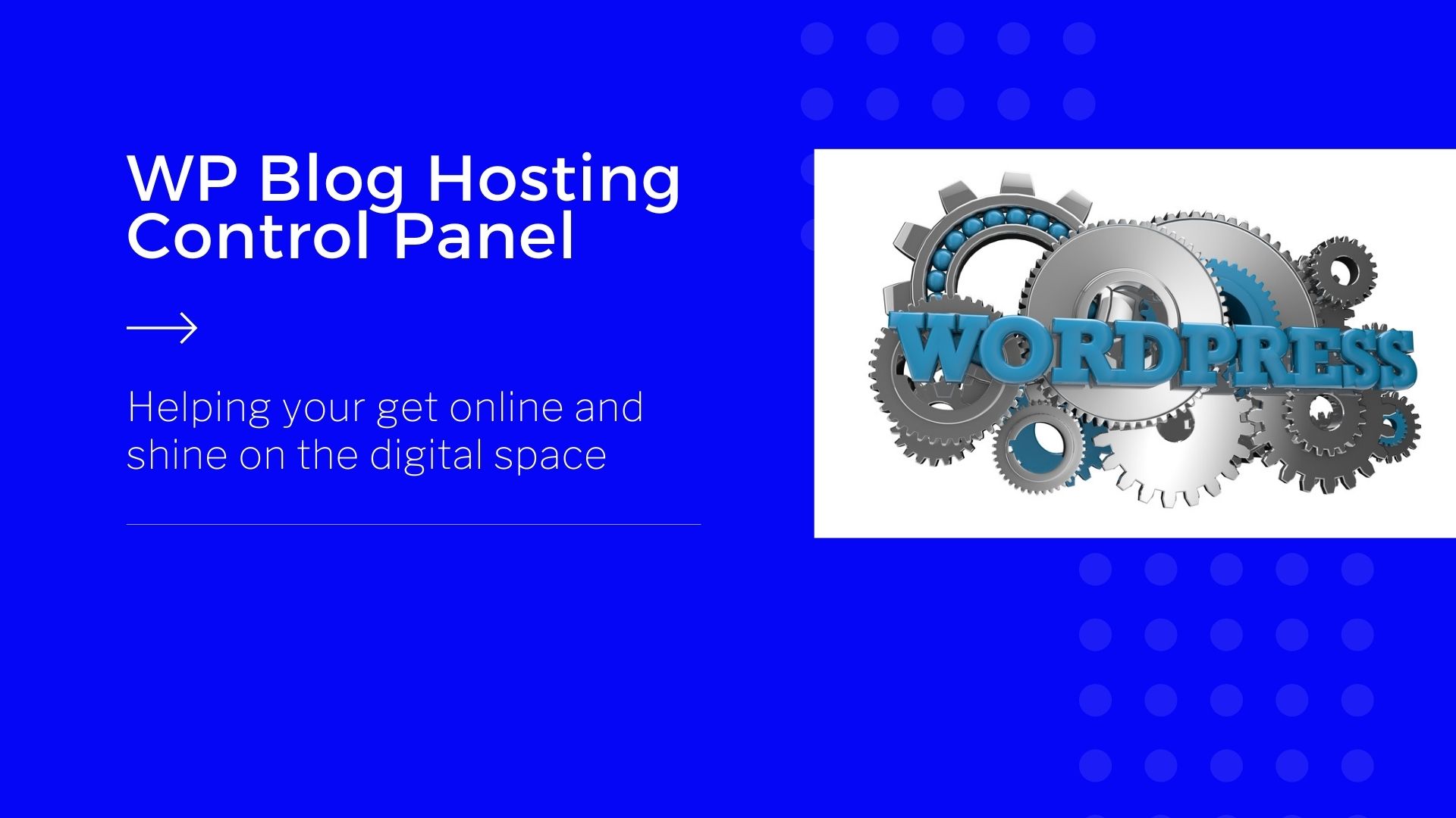 WP-Blog-Hosting-Control-Panel