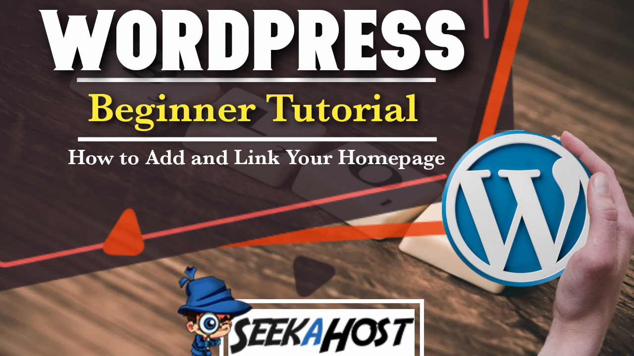 How to add a homepage in wordpress