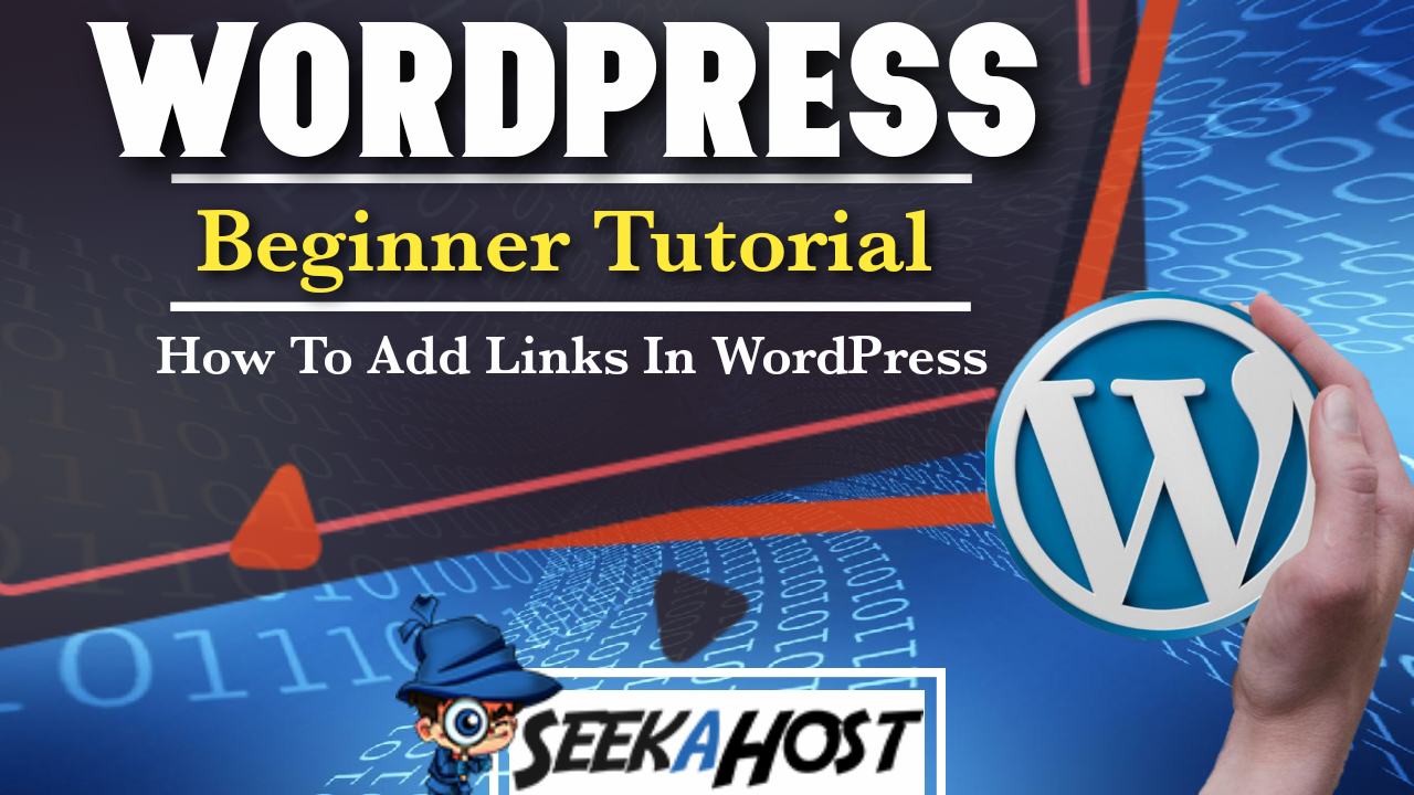 How to add links in WordPress