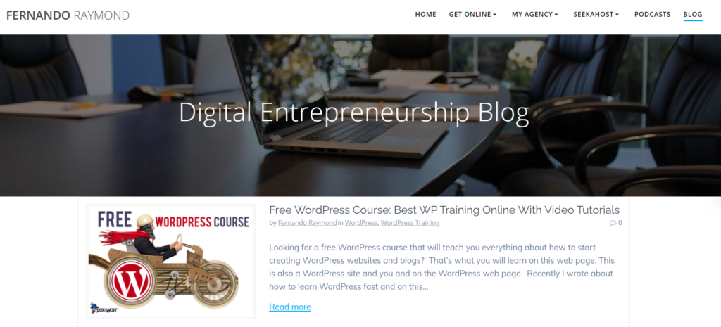 entrepreneur-wordpress-blog-with-blog-page