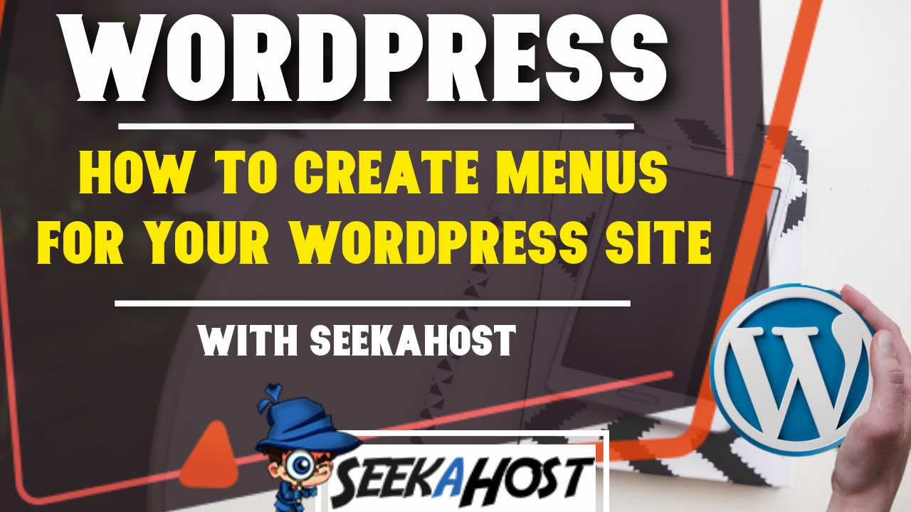 Create a Menu on WordPress